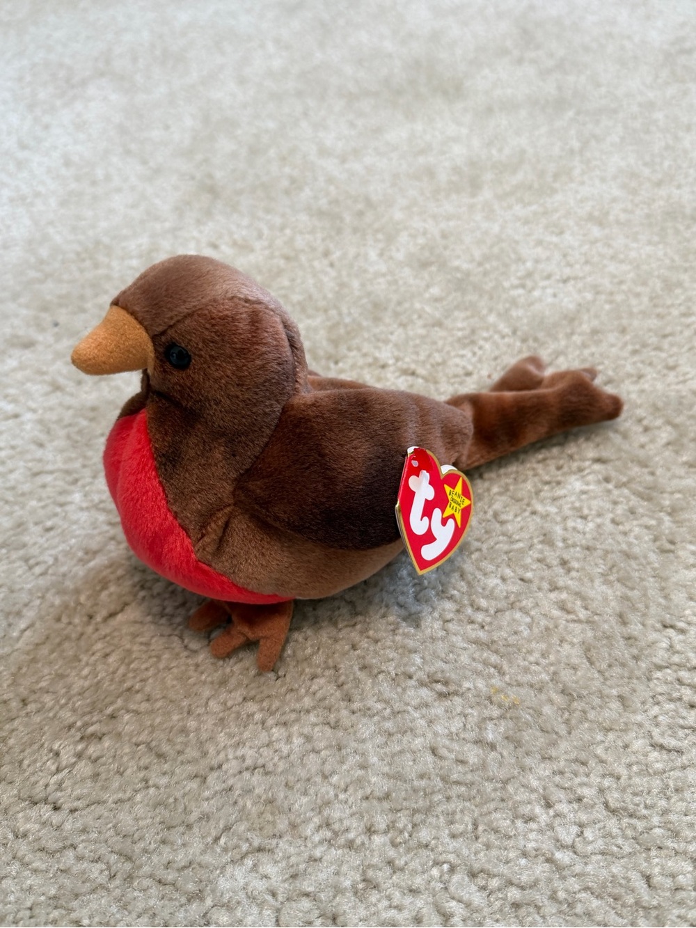 Ty Beanie Baby Early The Robin Bird New With Tags